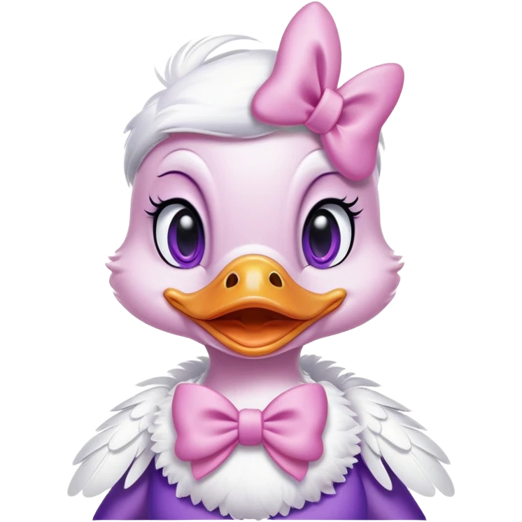classic Daisy Duck from Disney emoji