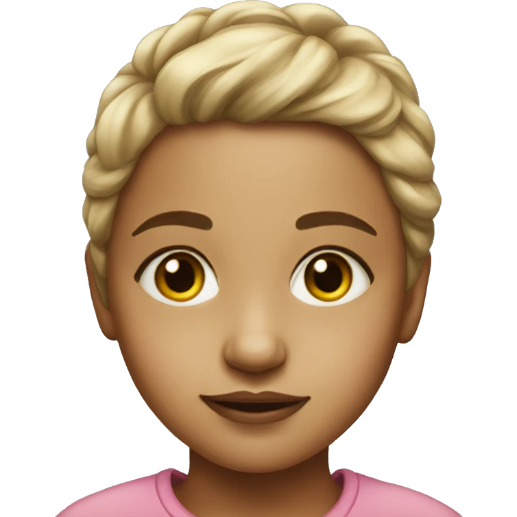 realistic portrait of girl emoji