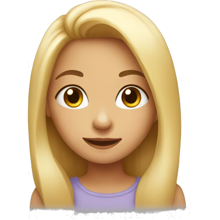 Cute girl emoji