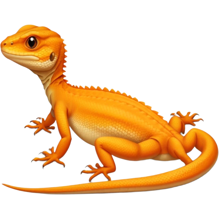 orange lizard emoji