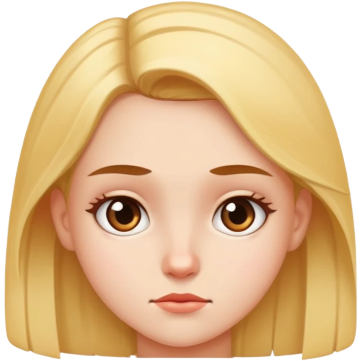 Girl side eyeing emoji