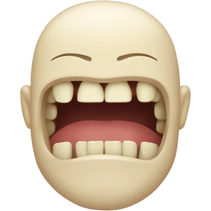 jaw emoji