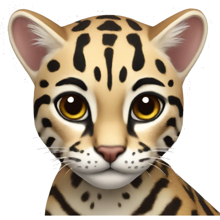 ocelot realistic emoji