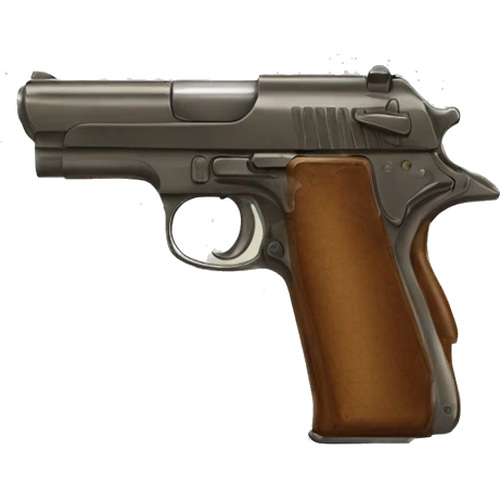 Pistolet en or emoji