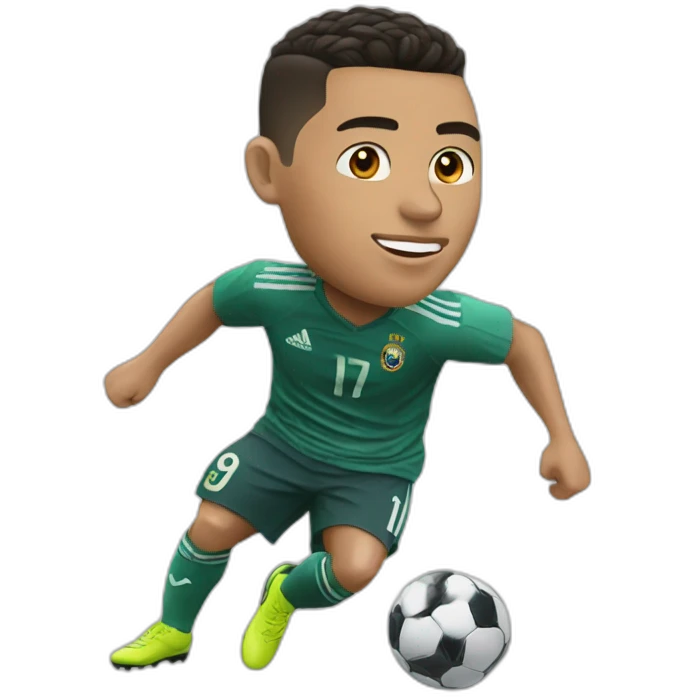 Ronaldo but emoji