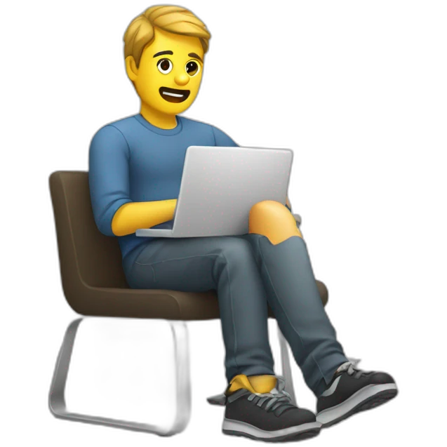 programmer with broken leg emoji