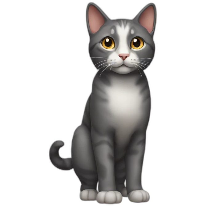 Standing cat emoji