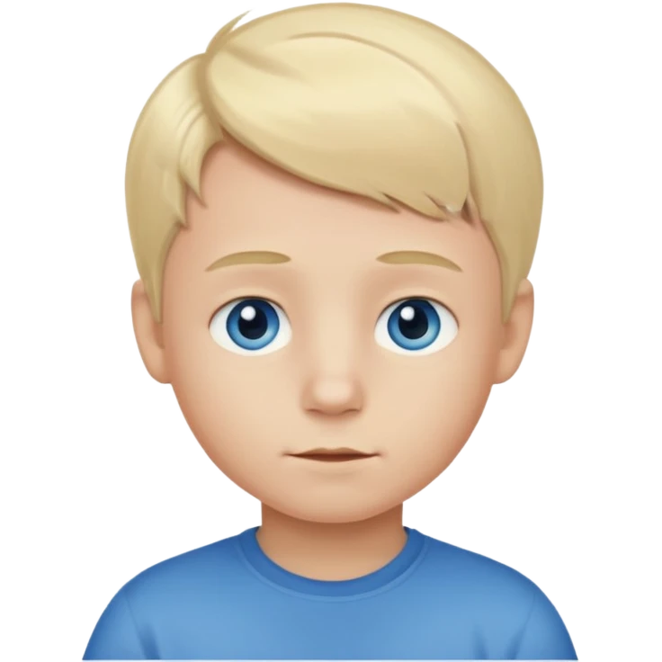 Niño pequeño muy rubio claro emoji