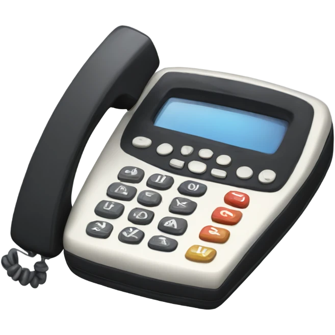 retro mobile phone from scream emoji