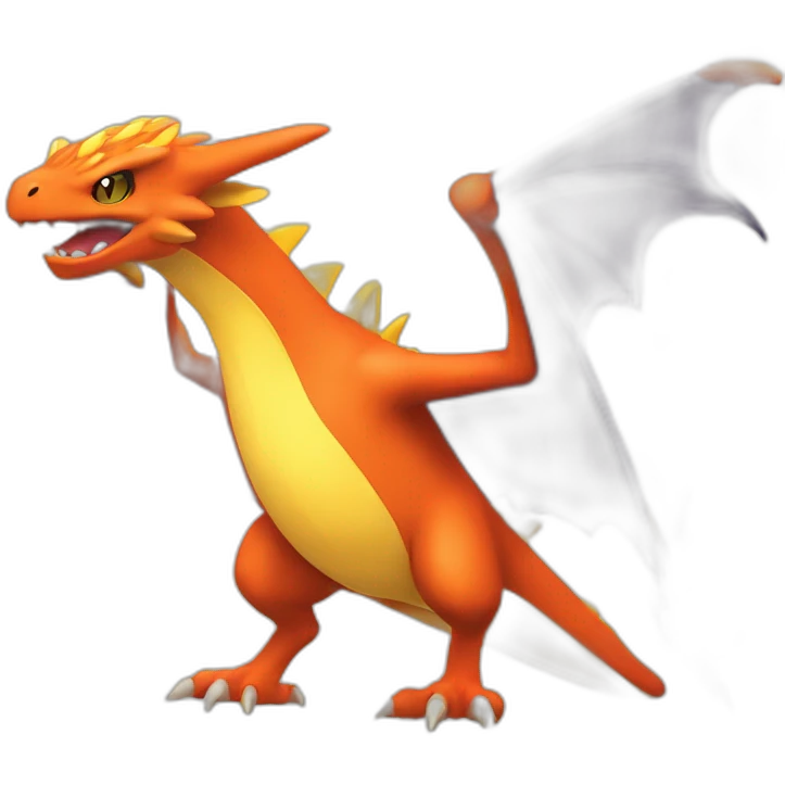 A dracaufeu of Pokémon go IOS emoji  emoji
