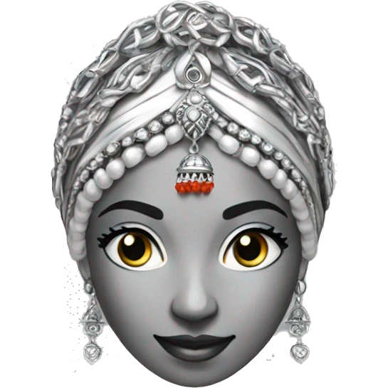 silver jhumka emoji