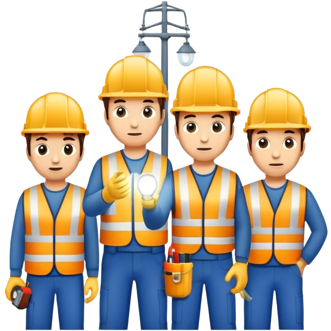 Workers who turn off the lights emoji