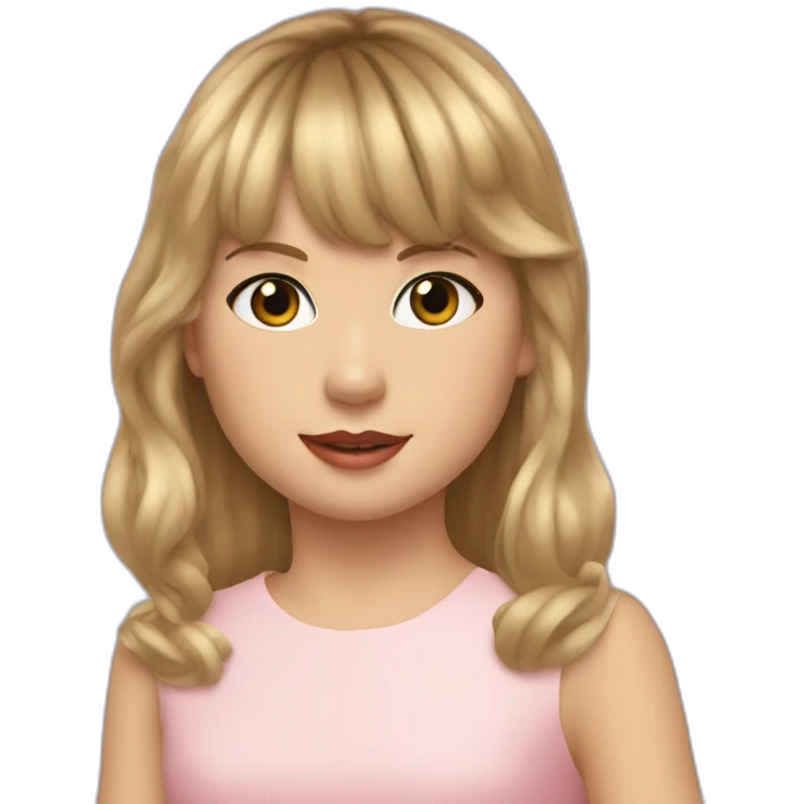 Taylor Swift  as a kid emoji