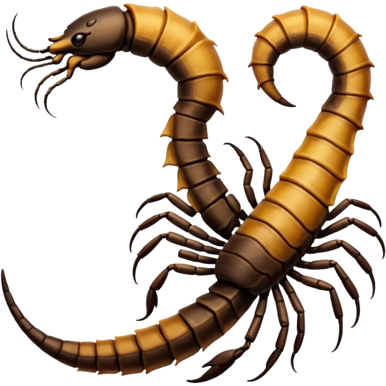 Scorpion tail. emoji