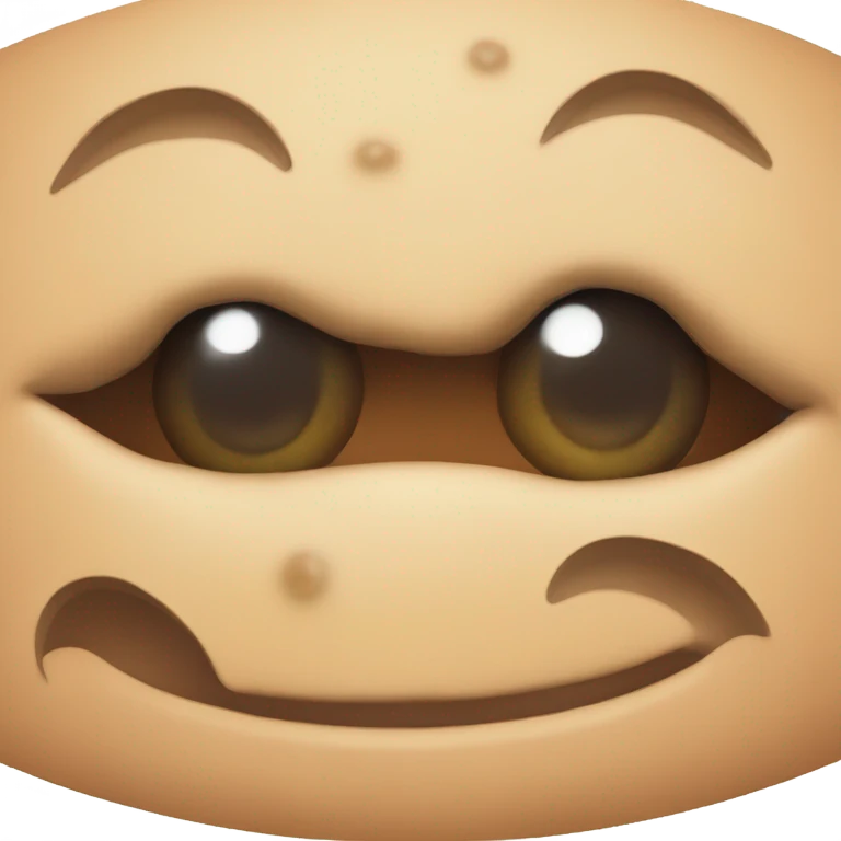Wart on a nose emoji