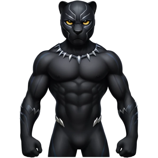 A Black panther emoji