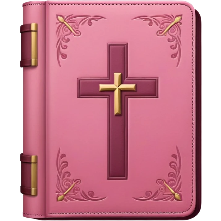 Pink bible emoji