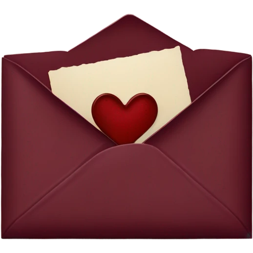 burgundy 💌 emoji