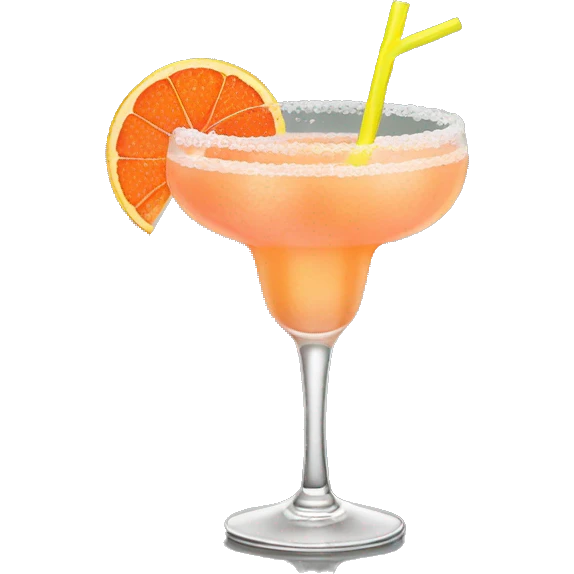 Grapefruit margarita drink emoji