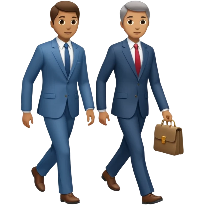 two mans walking full body emoji