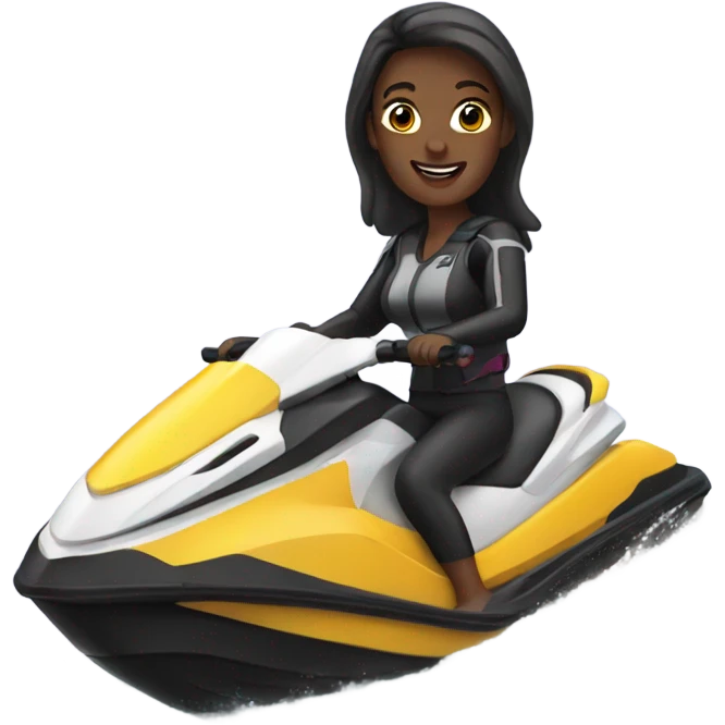 woman on jetski  emoji