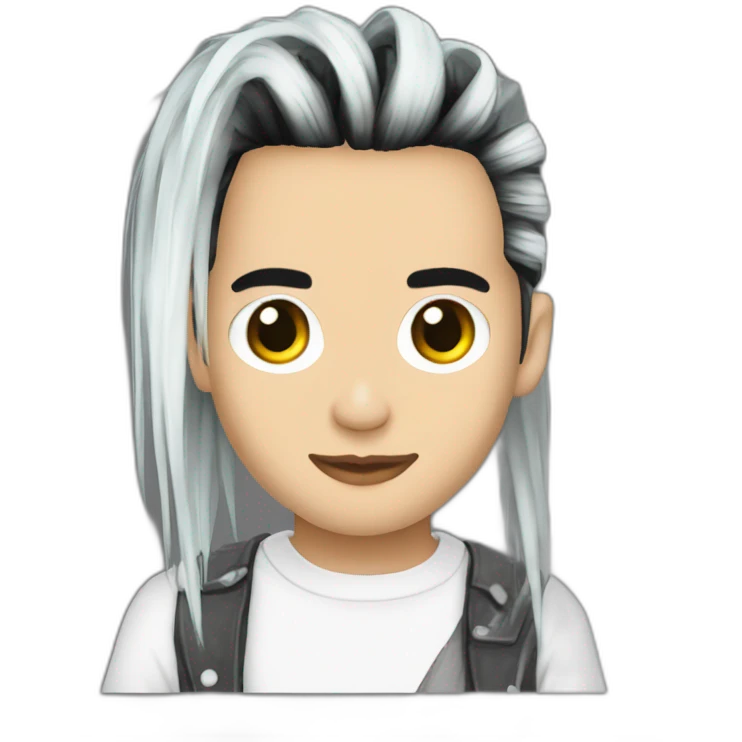 Bill Kaulitz 2000s teen emoji