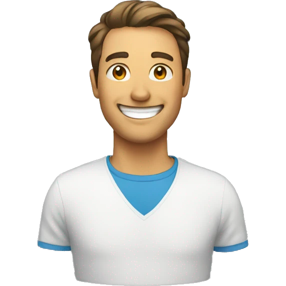 Smiling man emoji