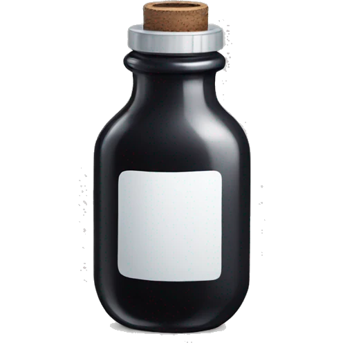 dropped ink bottle emoji