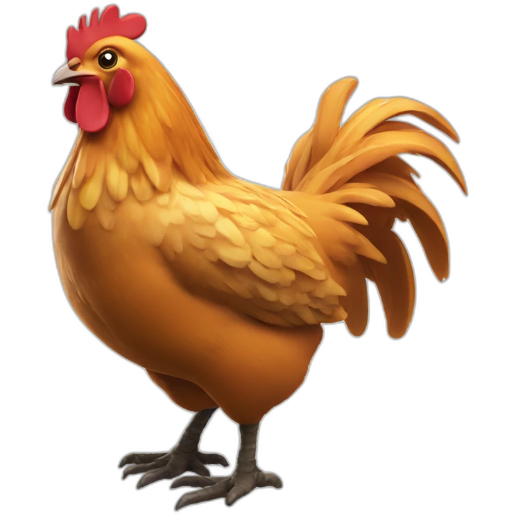Chicken from fortnite emoji