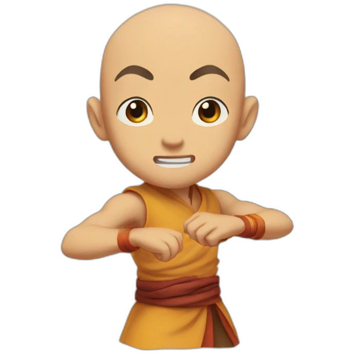 Aang bending air emoji