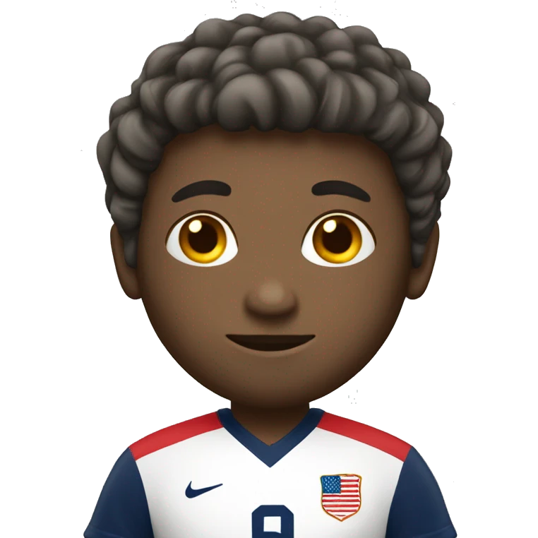 USA white soccer emoji