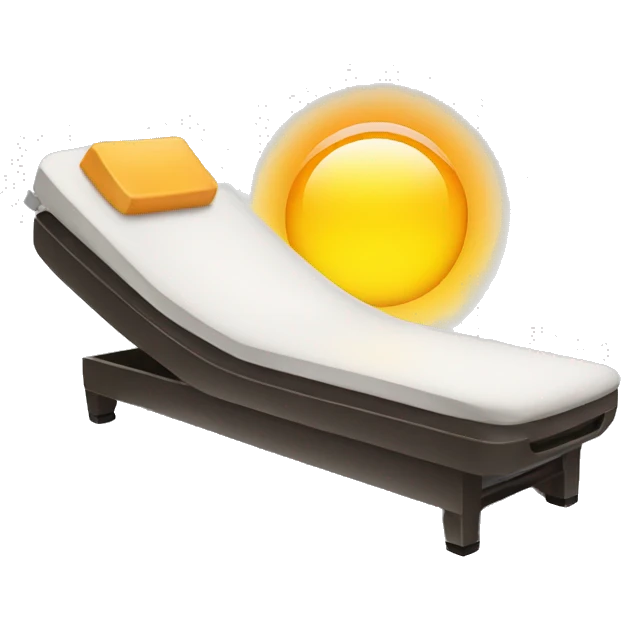 Tanning bed emoji