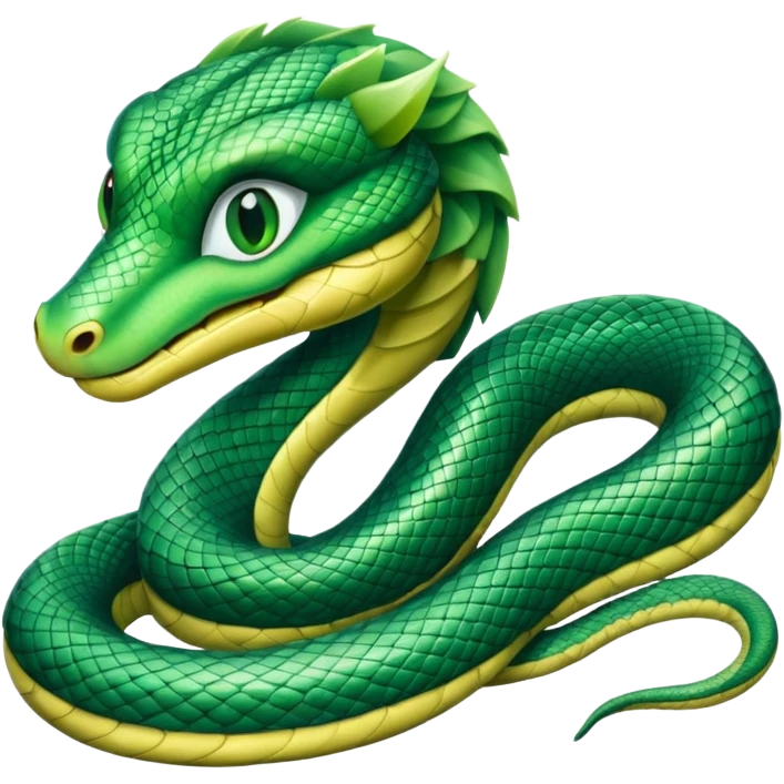 serpent green aqua emoji
