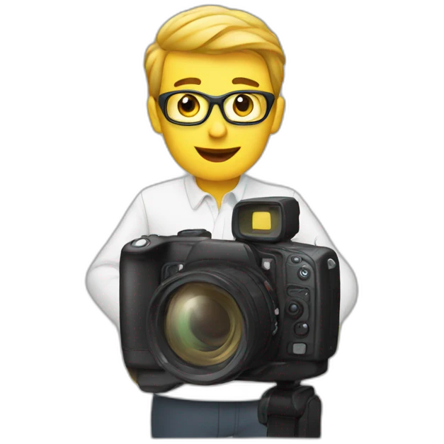 photographer on TV emoji