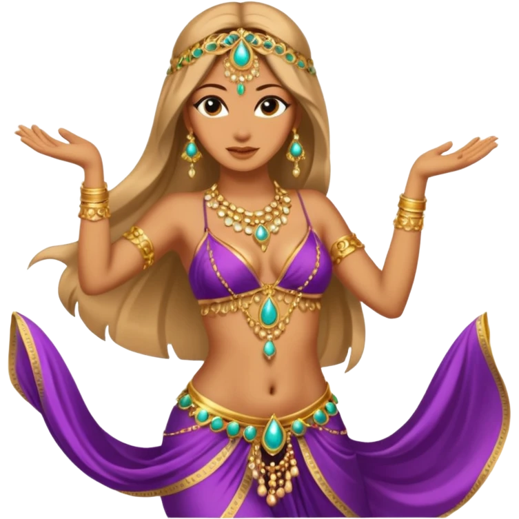 naked bellydancer emoji