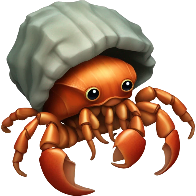 Hermit crab emoji