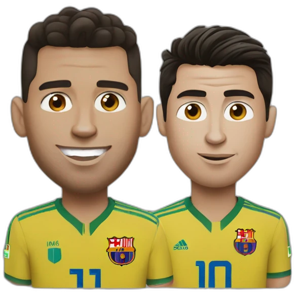 Ronaldo x Messi  emoji