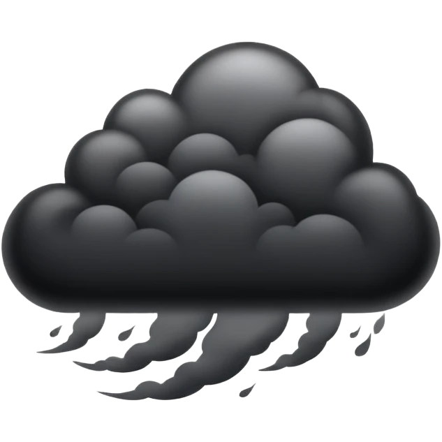 Black mist emoji