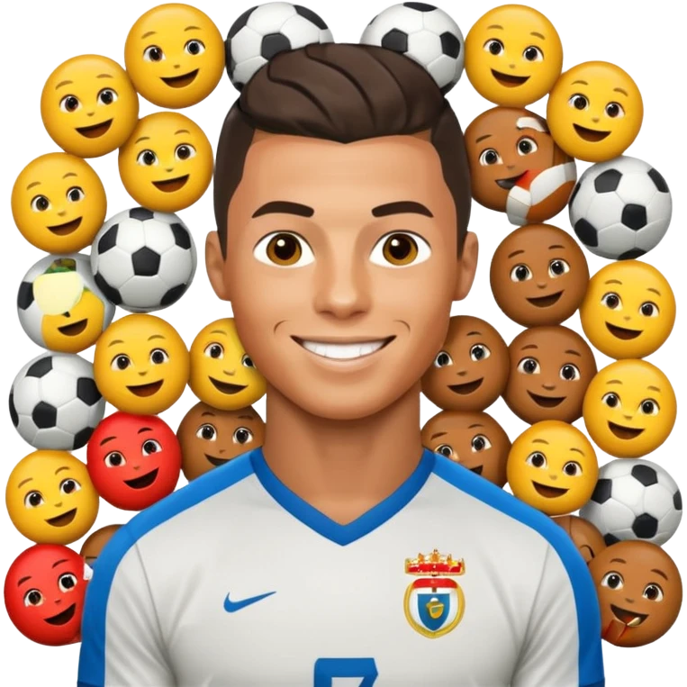 Cristiano Ronaldo football emojis emoji