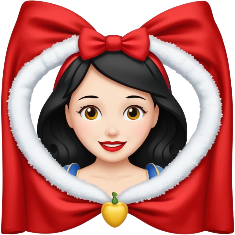sash with snowwhite's face on it emoji
