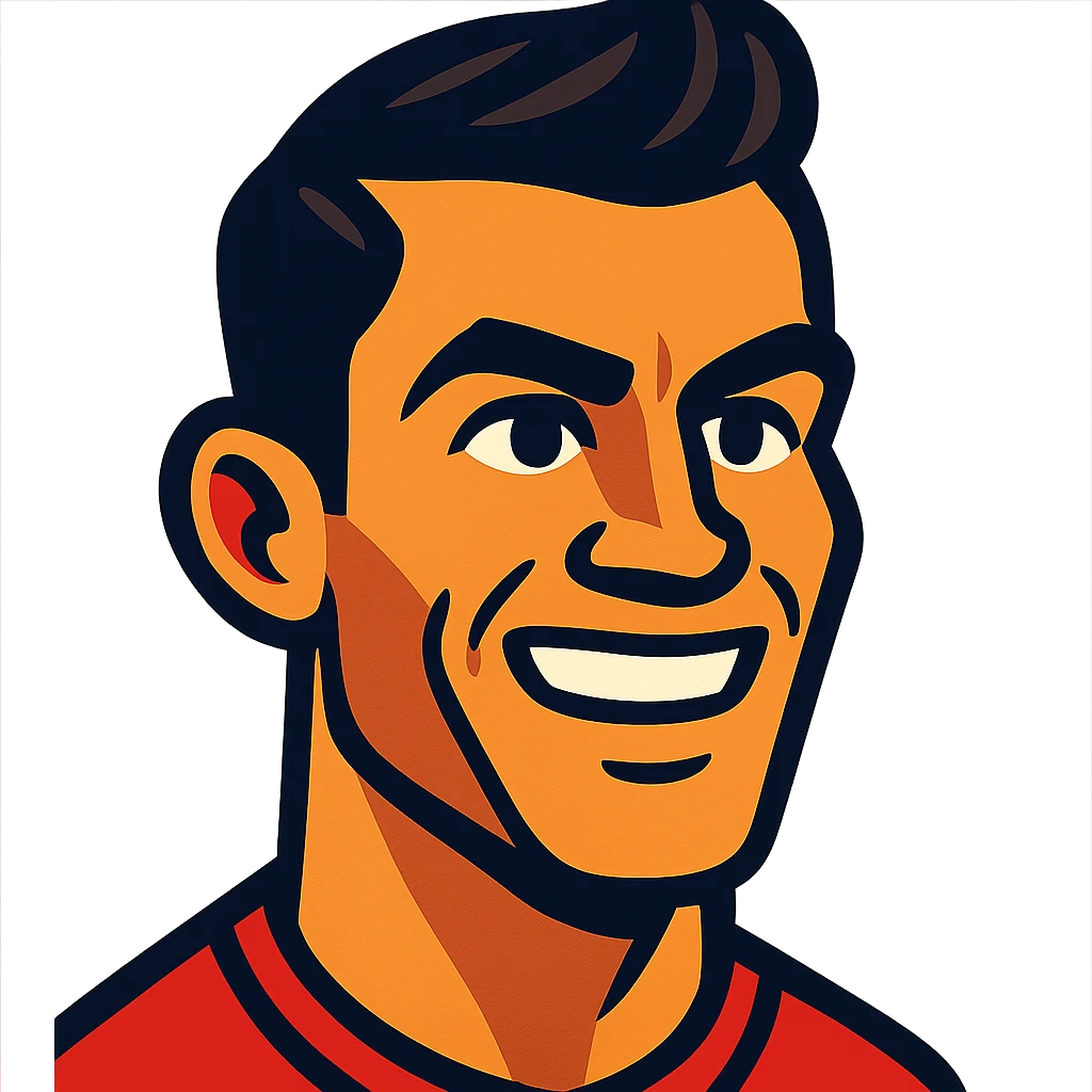 Cristiano Ronaldo's face emoji