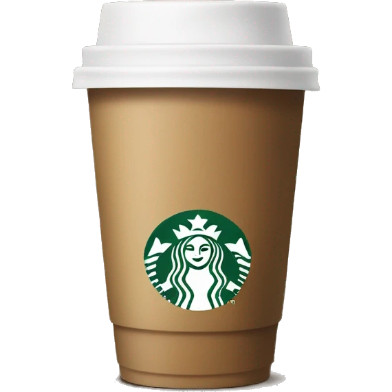 Starbucks coffee emoji