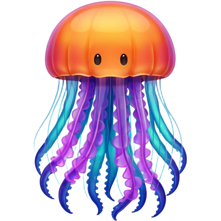 jellyfish with unique design and color but i want a simple one emoji