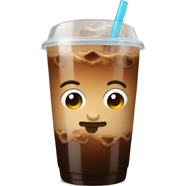 Iced coffee emoji