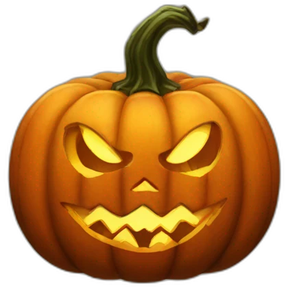 evil scary pumpkin emoji