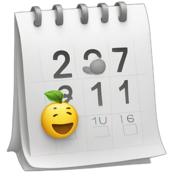 Calender emoji