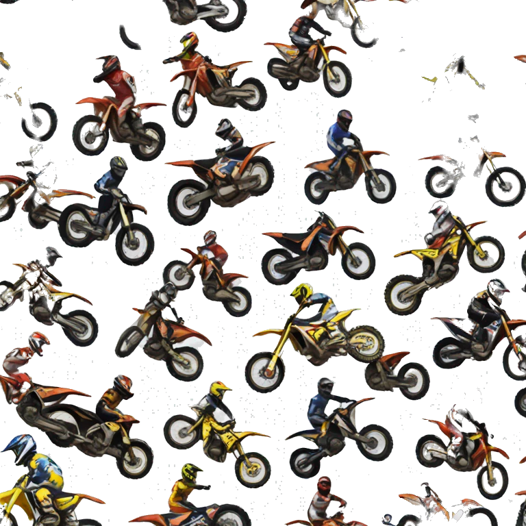Motocross emoji