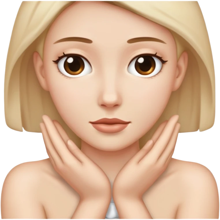 Hands around throat  emoji
