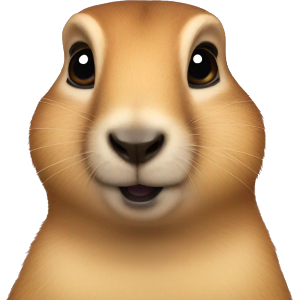 Prairie dog yip emoji