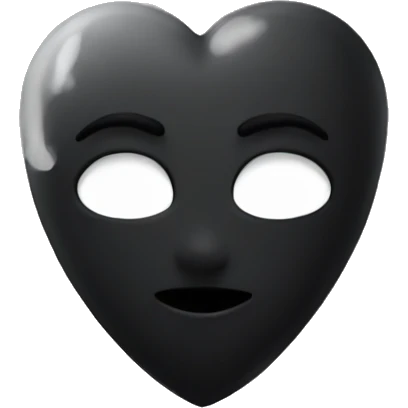 black heart with valorant  emoji